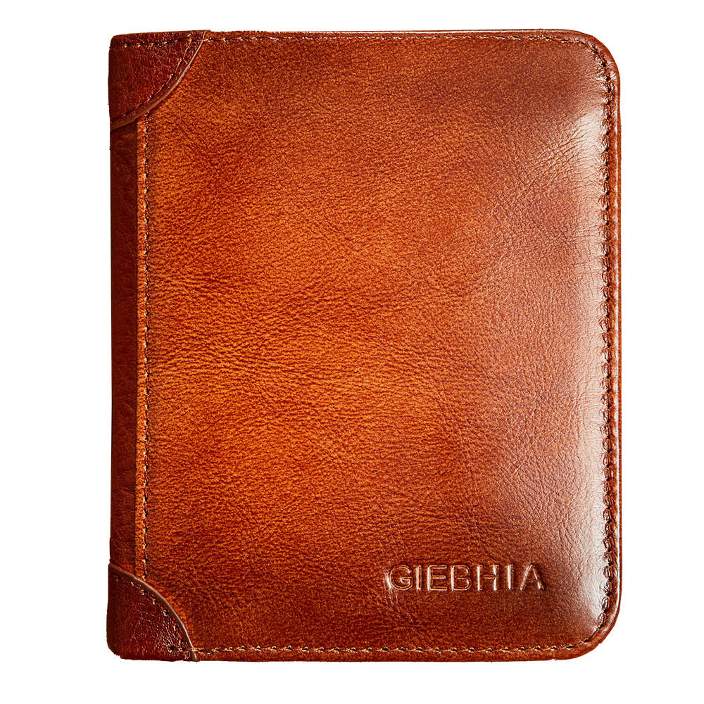 Factory direct sale wallet men's leather ultra-thin multi-card short wallet cross-border PU folding men's wallet wholesale