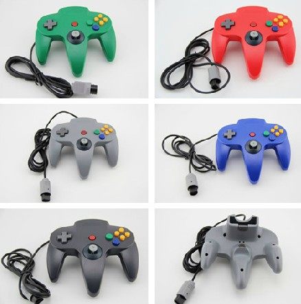 Factory wholesale N64 wired handle N64 game console wired game handle N64 host multi-color optional