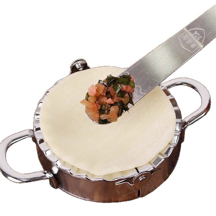 Dumpling and Wonton Making Tools 304 Stainless Steel Filling Spatula Flat Spoon Filling Mixing Spoon Wonton Picking Tool