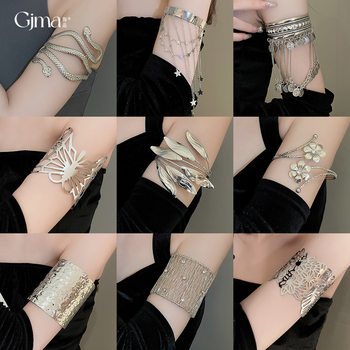 Cross-border High-end Star Tassel Butterfly Snake-shaped Open Bracelet Armband Personalized Bracelet European and American Cold Style Bracelet