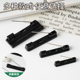 Customized White Plastic Pin Work Badge Name Tag Badge Brooch Accessories with Adhesive Black Plastic Simple Pin