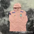Brazilian style lightweight pink trench coat