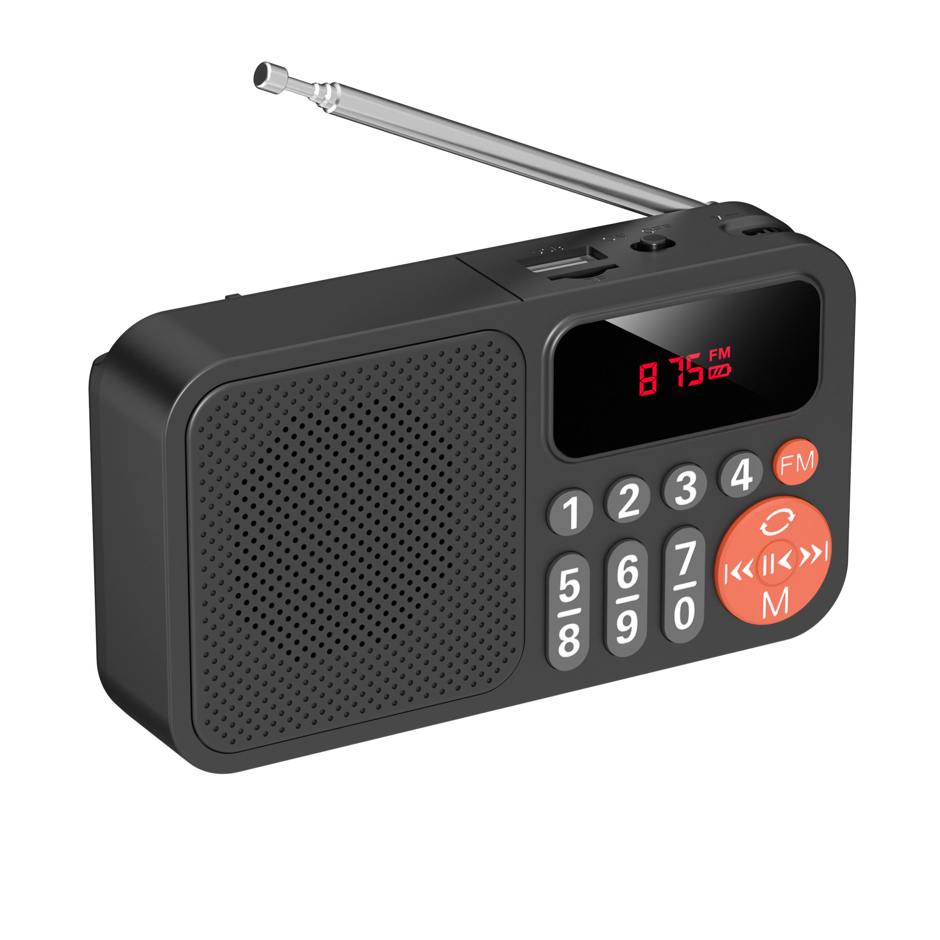 Becky T16 Multifunctional Radio Card Bluetooth Audio Small Portable Mp3 Subwoofer Player Wholesale