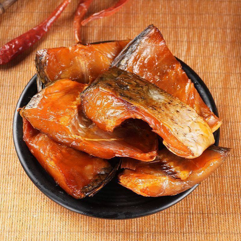 Cured Meat, Air-Dried Salted Fish, Air-Dried Grass Fish Cubes, Cured Goods, New Year Goods, Dried Goods, Cured Fish, Hubei Specialty Pickled Silver Fish Packaging