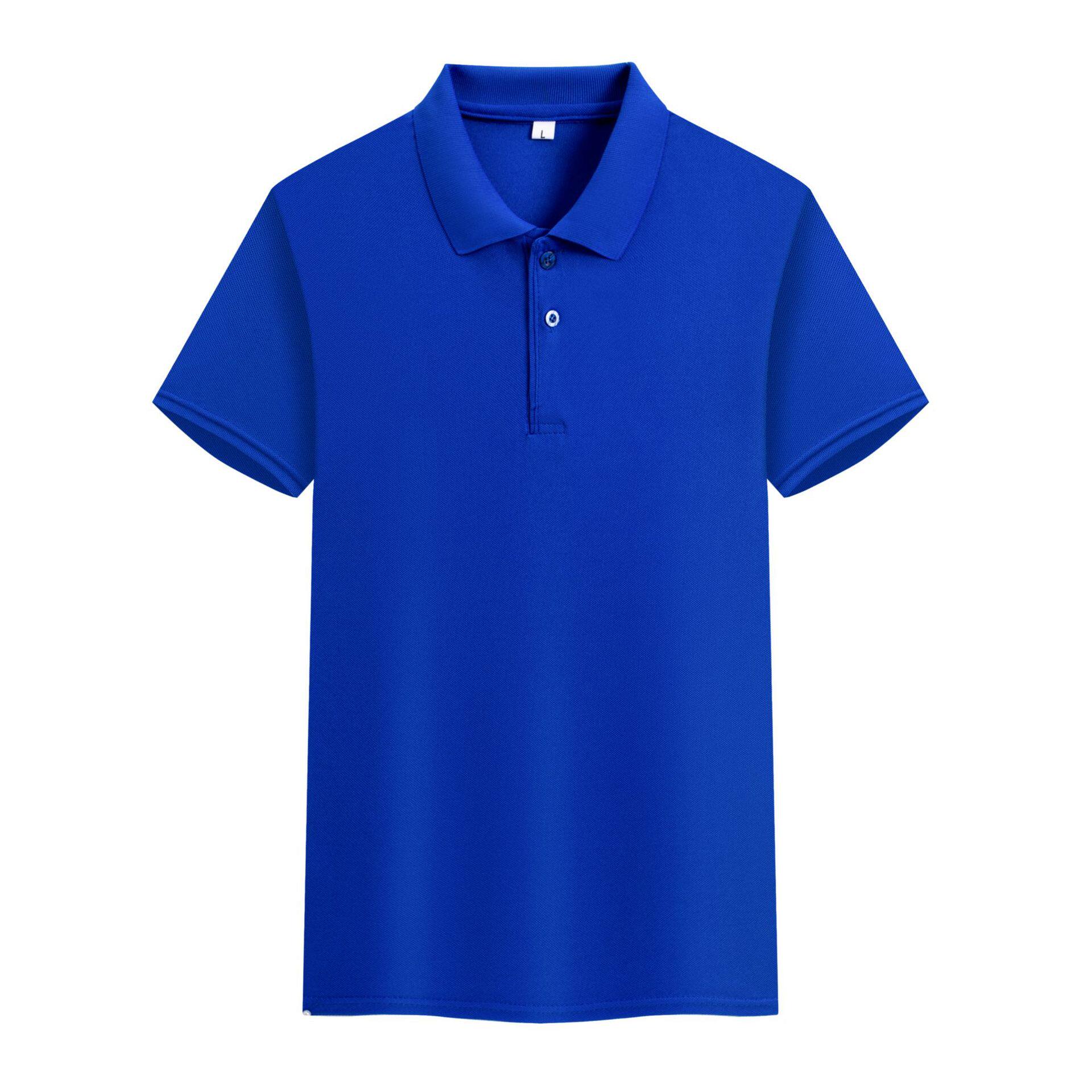 翻领广告衫印字纯棉短袖男Polo衫工作服定制印logo餐饮文化衫刺绣