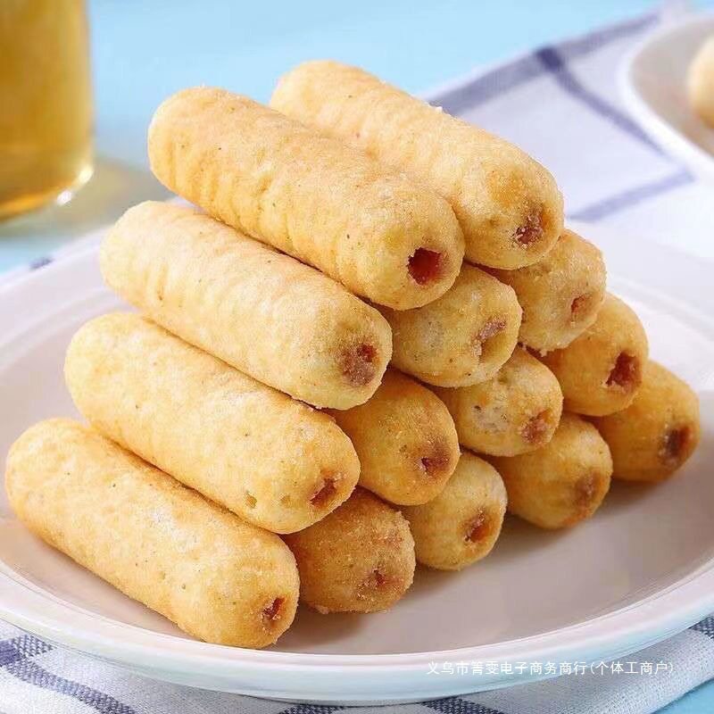 Stupid Dog Whole Grain Sandwich Energy Bar Rice Cracker Roll Non-Fried Breakfast Egg Yolk Casual Snack Office Snack