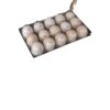 Disposable plastic egg holder transparent 15 large, medium and small stupid earth egg packaging pet factory direct postage