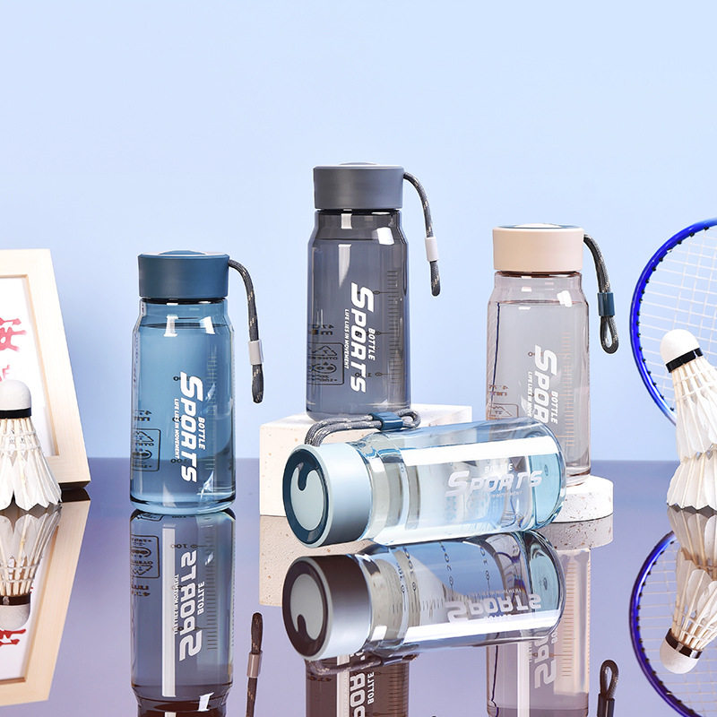 新款便携户外运动水杯男女商务直身塑料杯批发创意活动礼品随手杯