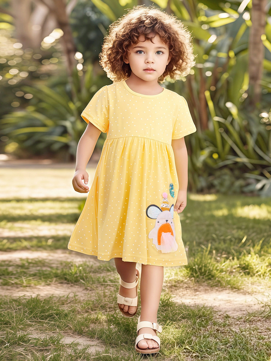 New Girls' Princess Dress, Cute Cotton Baby Kids' Skirt, Summer Kids' Dress