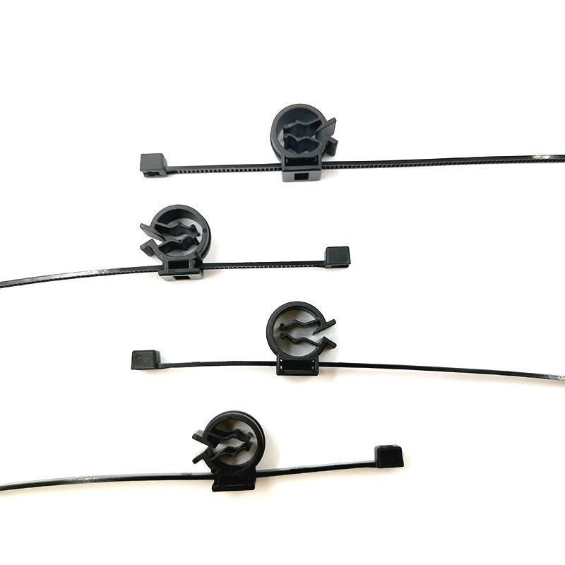 Fixed Cable Ties, Pipe Clamp Cable Ties, Pipe Clamp Cable Ties, Black 15600689 |   T30Roc1A
