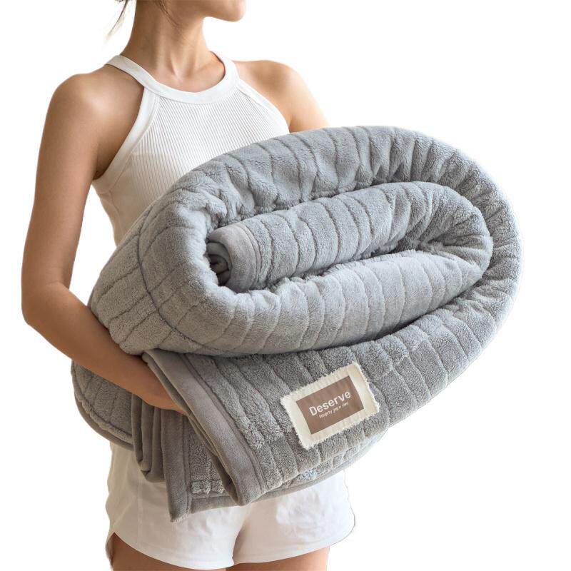 Class a Thickeneded Velvet Double-Sided Velvet Blanket, Velvet Blanket, Nap Blanket, Milk Velvet Blanket, Skin-Friendly and Suitable for Sleeping Naked