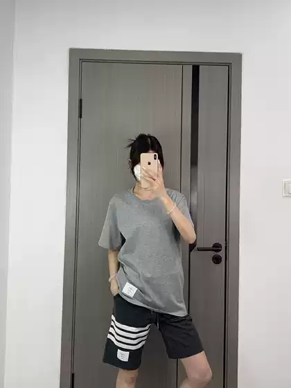 High-Quality Summer Upgraded Women's Shorts with Four Stripes and Drawstring, Versatile and Comfortable for Everyday Wear