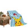 Pikachu double-sided flannel single-sided digital printing blanket cover blanket air conditioning is made by a generation of pictures