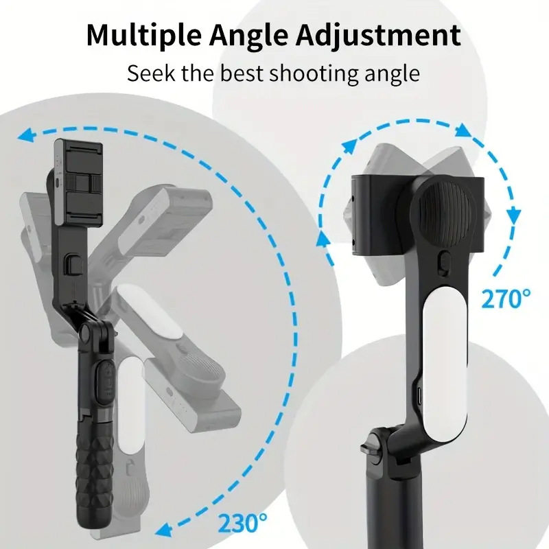 Wholesale Mini Mobile Phone Selfie Stick with Flash, Bluetooth Handle, Portable Shooting Tripod, Selfie Stick