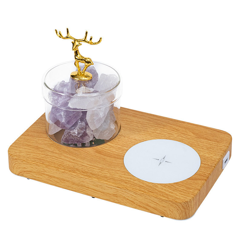 Table Lamp Aromatherapy Wireless Charging Night Light Bluetooth Audio Atmosphere Gift Lettering High-End Bedroom Bedside Eye Protection