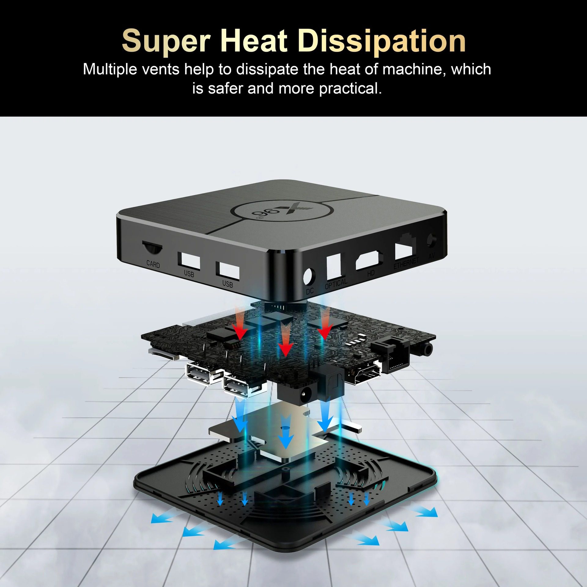 X98 Plus Network Player Android 11 TV Box 4G/64G BT 4K Set Top Box Wholesale