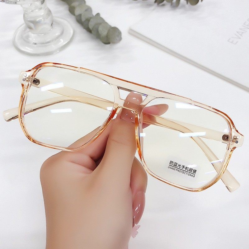 Black-Framed Glasses for Men Can Be Fitted with Prescription Lenses, Phone Screen Protectors, Eyeglass Frames, Large Frames for Women with Round Faces to Make Them Look Slimmer