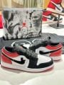 Aj1 pure original—white, red and black