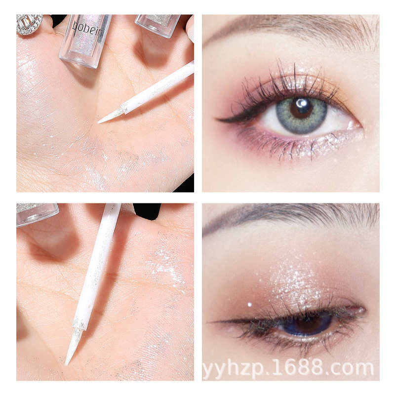 Liquid Eyeshadow Teardrop Glitter Sequin Silkworm Pearlescent Polarized Brightening Monochrome Highlight Eyeshadow Liquid Makeup