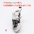 корпус рукоятки quest3/3s power grip + кабель питания + кабель позиционирования (демонтаж) (слева)