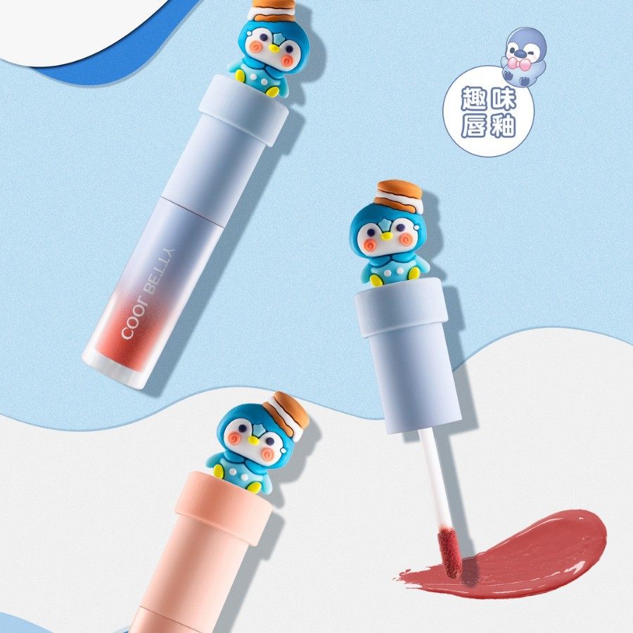 Pretty Beauty Little Penguin Soft Mist Matte Lip Glaze Indonesian Bpom Registration