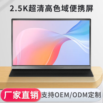 16-Inch 16:10 Portable Display 2.5K Notebook Secondary Screen Computer Expansion Screen Ps4S/Switch Portable Screen