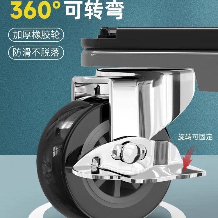 Moving Tool for Heavy Objects with Universal Wheels for Moving Beds, Appliances, Furniture, and Cabinets, with Brakes, Universal Type