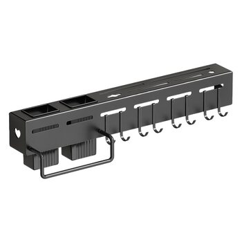 Stainless Steel Knife Holder Wall-mounted Chopsticks Holder Knife Multi-functional Storage Rack Kitchen Hanging Rack Cross-border Direct Supply