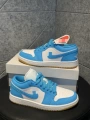Aj1 pure original—white and blue