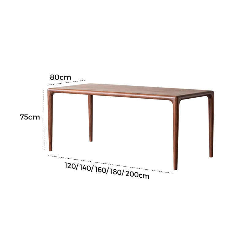 北美黑胡桃实木全榫卯餐桌樱桃木原木家用多功能大板实木桌子