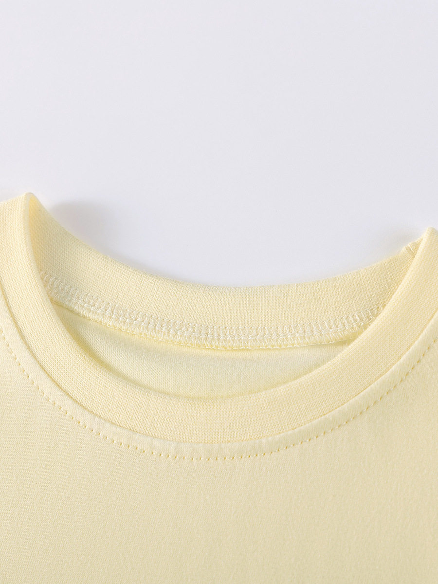 Girls' Summer Short-Sleeve T-Shirt Wholesale from Factory, Style Baby Top, Cartoon Cute Kids' Tee