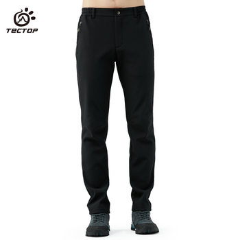 Tanto (TECTOP) outdoor assault pants for men and women winter plus velvet thick mountaineering waterproof cold wind skiing loose