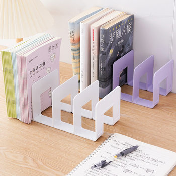 Desktop Book Organizer Vertical Textbook Reading Multi-Functional Storage Rack Simple Book Fixed Storage Rack