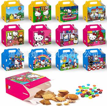 Neutral Popular Kt Cat 12 Gift Candy Box Cat Sanrio Candy Box Gift Small Box White Cardboard
