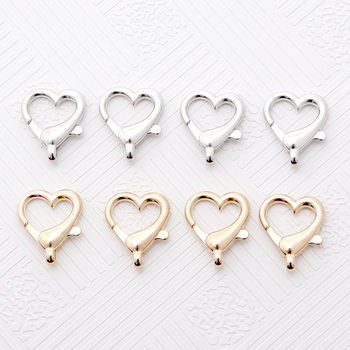diy jewelry accessories love lobster clasp metal key chain peach heart bag buckle heart-shaped alloy handmade materials
