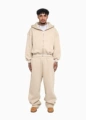 Khaki zipper suit