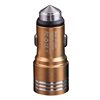 New Metal Car Charger Car Cigarette Lighter Car Dual USB Multi-Function Metal Car Charger Street Stall Supply