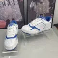 Blue and white
