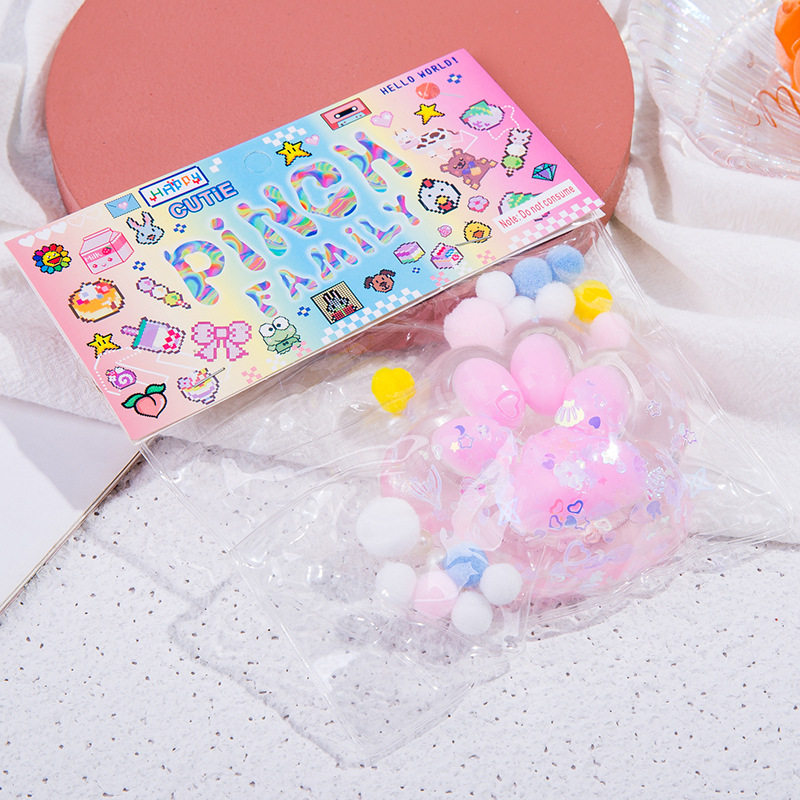 透明クリスタルキャットクロー✺ピンク