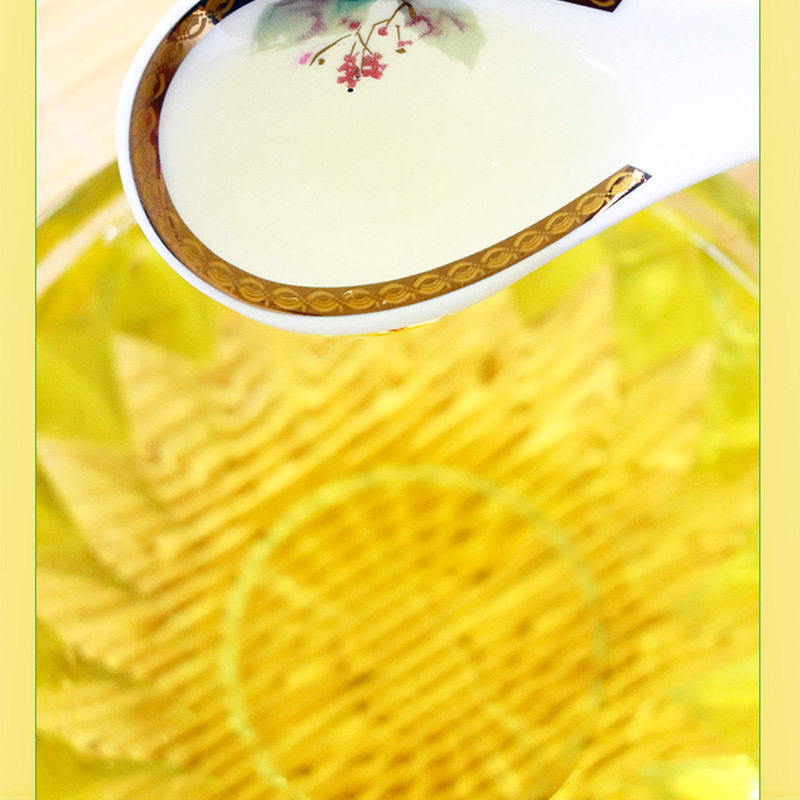 Take up 5 liters of your flavor corn oil grade I pressed corn germ oil non-GM edible oil big barrel wholesale