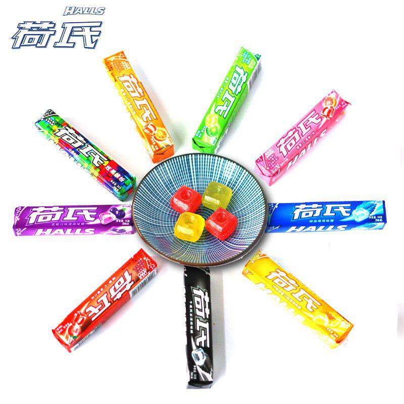 Hershey's Mint Candy 34g Strip-Shaped Vitamin C Fruit-Flavored Candy Assorted Fruit-Flavored Chewing Gum Hard Candy Mondelez