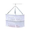 Household Multi-Functional Windproof Clothes Basket Clothes and Socks Three-Layer Flat Drying Net Convenient Foldableable Drying Artifact