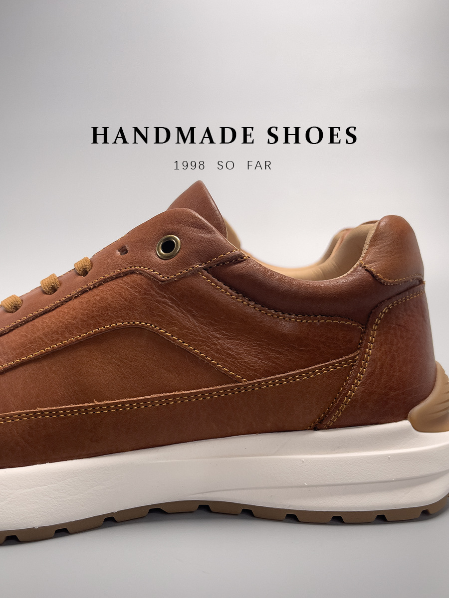 Giày nam da bò thật kiểu lười penny loafer thủ công — Màu Nâu [tỷ lệ chất lượng trên 1000], Màu Đen [tỷ lệ chất lượng trên 1000]
