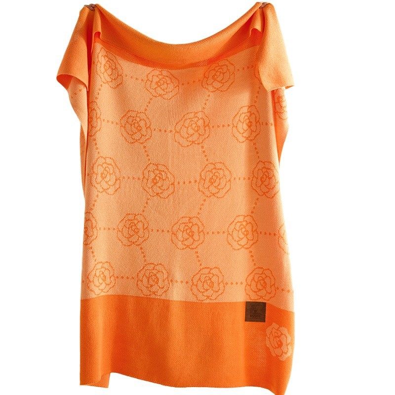 Advanced Sense Lapomer Aviation Blanket Nap Light Luxury American Style Imitation Wool Cover Blanket Sofa Blanket Decorative Blanket