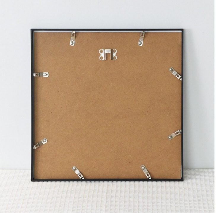 Cross-border Direct Supply Aluminum Alloy Square Simple Thin Narrow Edge Aluminum Alloy Picture Frame Photo Frame Creative Mounted poster frame Wall Hanging