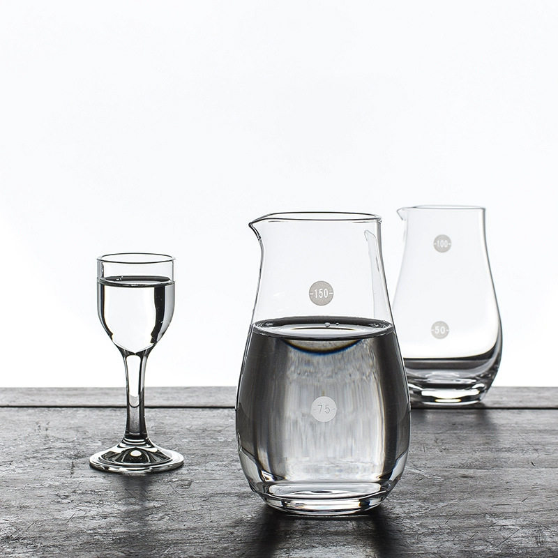 Commercial Liquor Dispenser ml Thickeneded Graduated Wine Decanter Household Liquor Cup Wine Cup Set