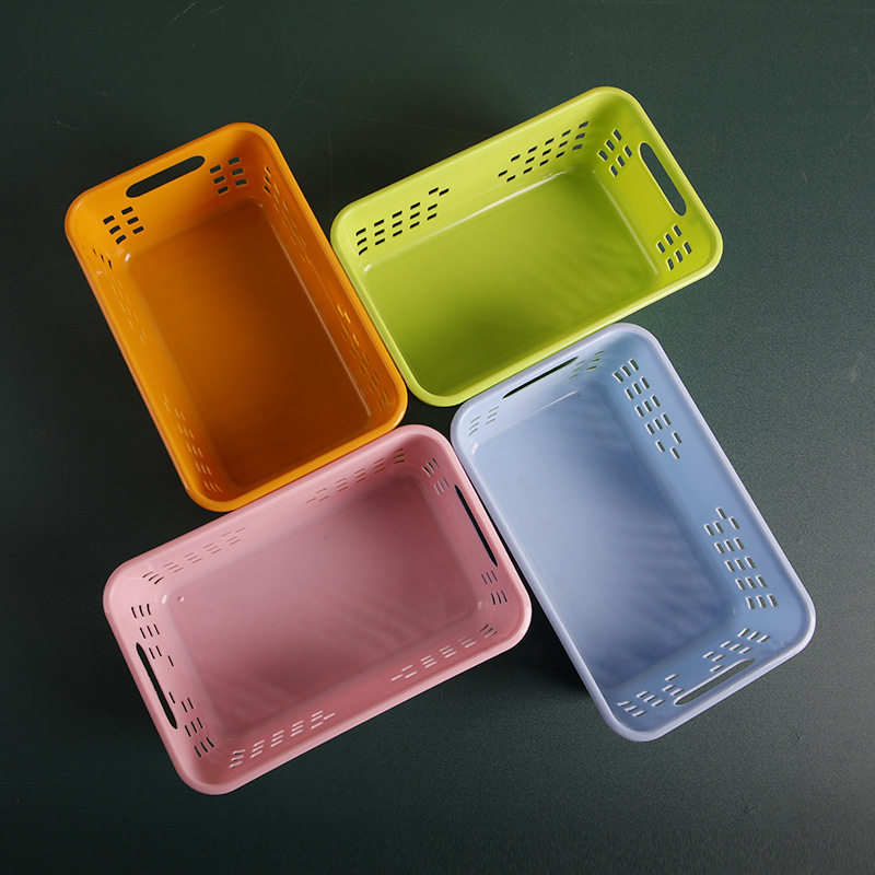 Large Kindergarten Toy Storage Basket Desktop Storage Box Sundries Organizer Box Storage Basket Plastic Small Basket