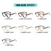 Cross-Border Hot Model Tr90 Optical Glasses Spring Temples Anti-Blue Light Glasses Frame Flat Glasses Fashionable Men and Women