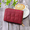 Fashion card bag new ladies embroidery zipper multi-card short small wallet multi-functional hand bag wholesale