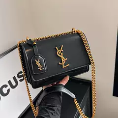 Cross-border Women's Bag High-end Women's Crossbody Bag Large Capacity Texture Shoulder Small Square Bag Chain Commuter Mobile Phone Bag for Women